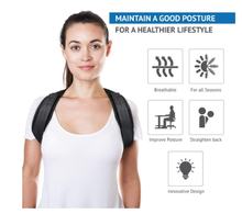Load image into Gallery viewer, Posture Corrector and Back Support