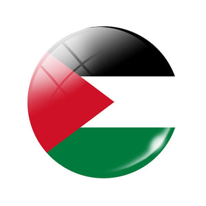 The State of Palestine Flag  Fridge Magnet Souvenir Whiteboard Refrigerator Magnets Glass Dome  Magnetic Sticker Teacher's Gift