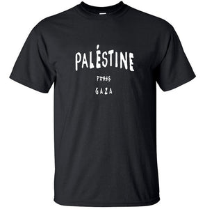 MENS FREE PALESTINE GAZA PARIS T SHIRT FASHION TUMBLR DOPE 100% cotton high quality