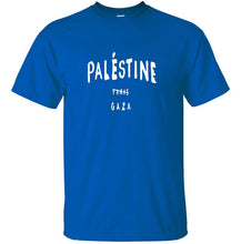 Load image into Gallery viewer, MENS FREE PALESTINE GAZA PARIS T SHIRT FASHION TUMBLR DOPE 100% cotton high quality