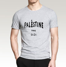Load image into Gallery viewer, MENS FREE PALESTINE GAZA PARIS T SHIRT FASHION TUMBLR DOPE 100% cotton high quality