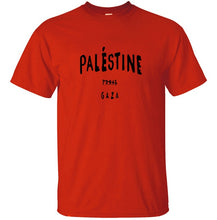 Load image into Gallery viewer, MENS FREE PALESTINE GAZA PARIS T SHIRT FASHION TUMBLR DOPE 100% cotton high quality