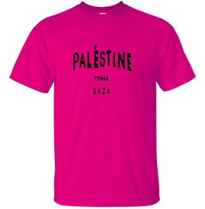 MENS FREE PALESTINE GAZA PARIS T SHIRT FASHION TUMBLR DOPE 100% cotton high quality