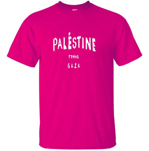MENS FREE PALESTINE GAZA PARIS T SHIRT FASHION TUMBLR DOPE 100% cotton high quality