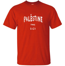 Load image into Gallery viewer, MENS FREE PALESTINE GAZA PARIS T SHIRT FASHION TUMBLR DOPE 100% cotton high quality