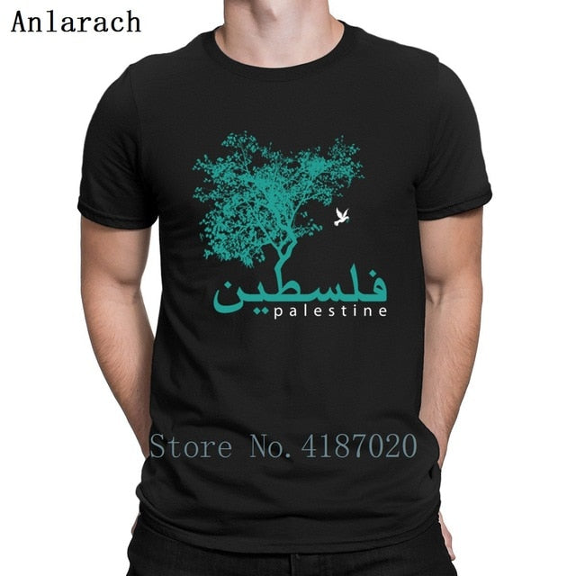 Palestine Tree Tshirt Costume Cotton Character New Style Tshirt For Men Standard Tee Tops Gift Tee Shirt Summer