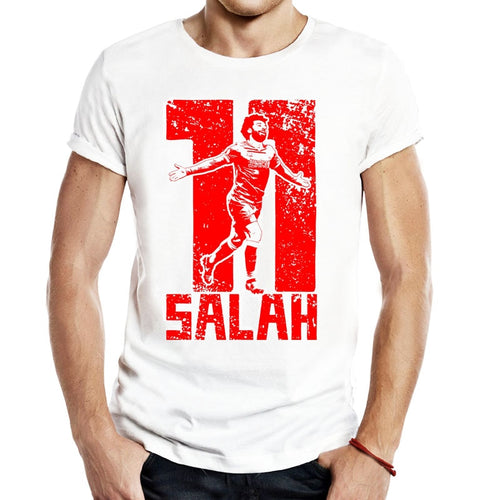 Mohamed Salah Men Unisex Tees T-Shirts Casual Apparel fans Fashion Soccers COOL Tops T Shirts Liverpools 11 No Mo Salah Anfield